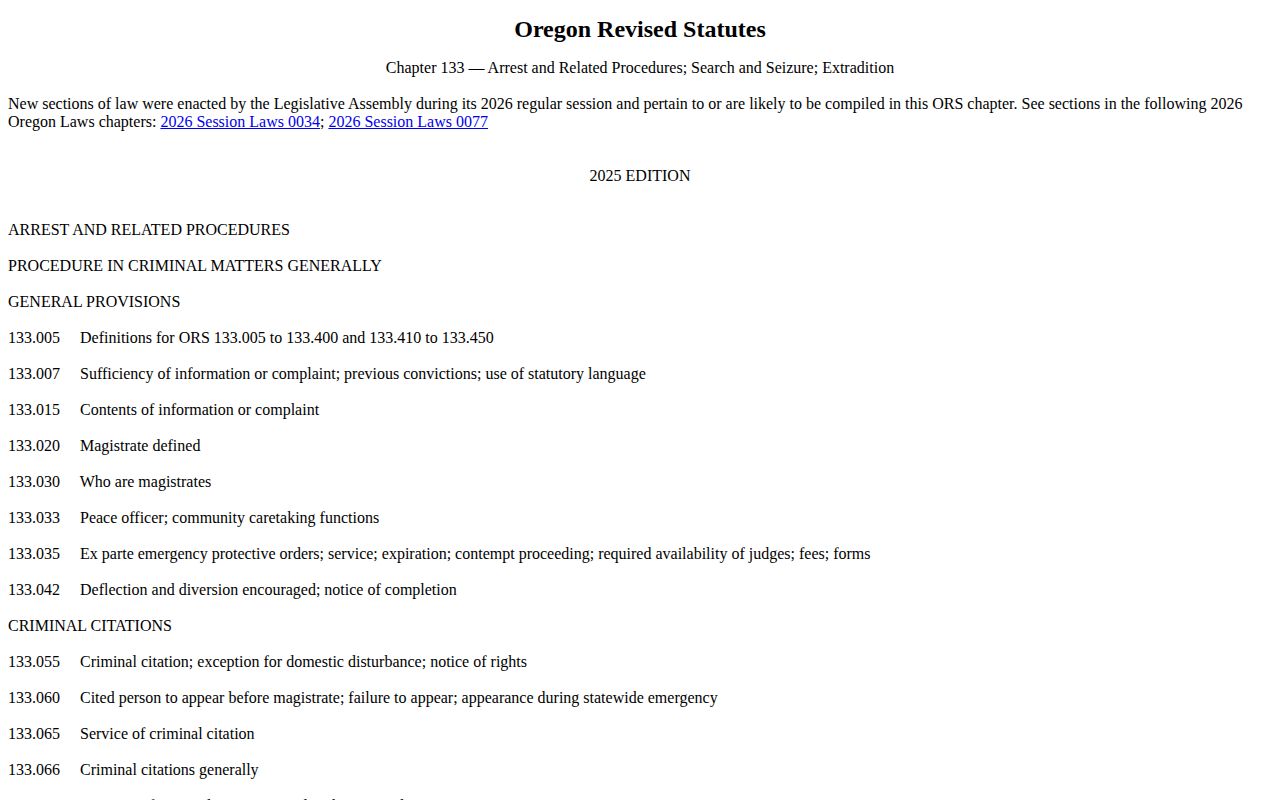 Oregon booking-photo law for Columbia County released inmate mugshots